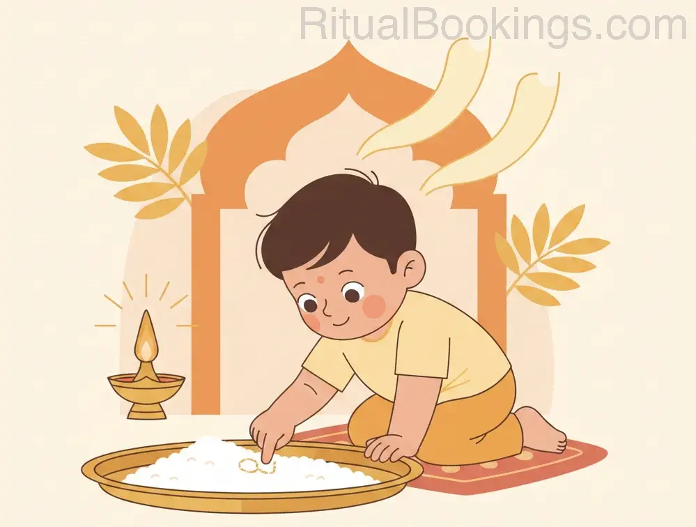 Aksharabhyasam (Start of Education)